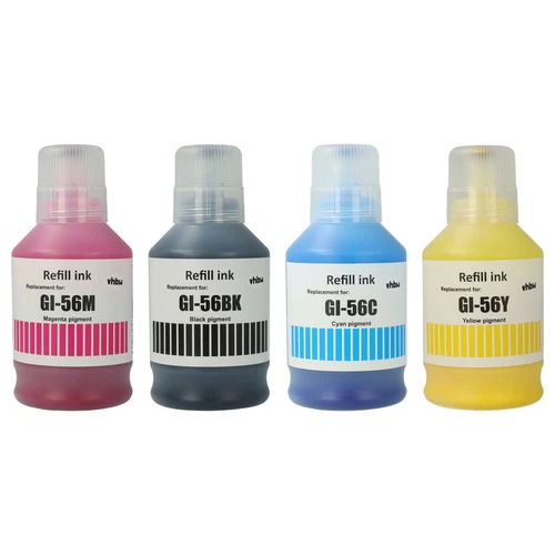 4x Nachfülltinte black/cyan/magenta/yellow für Canon MAXIFY GX 7050/X GX 7055