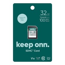 onn 32GB Class 10 U1 SDHC Flash Memory Card Read speed 80MB/s