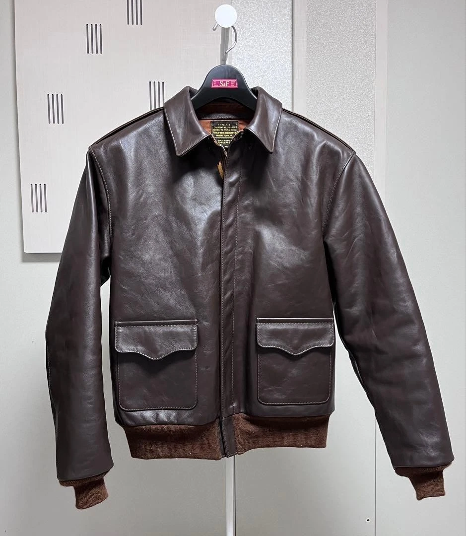 The Real McCoy's Leather Outer Shell Coats, Jackets & Vests for