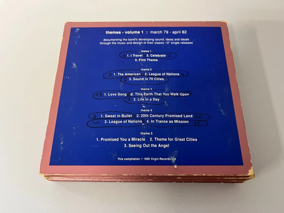 Simple Minds – Themes - Volume 1 : March 79 - April 82 - 5 CD Boxset © 1990 - Bild 3 von 3