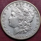 1899 P Morgan Silver Dollar $1 XF+ Rare Philadelphia #100309