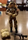 Vintage 1985 GI Joe Dusty V1 Figure Complete  (100% & Unbroken)