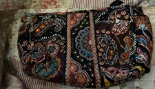 Vera Bradley Kensington Small Bow Lined Cosmetic Makeup Bag