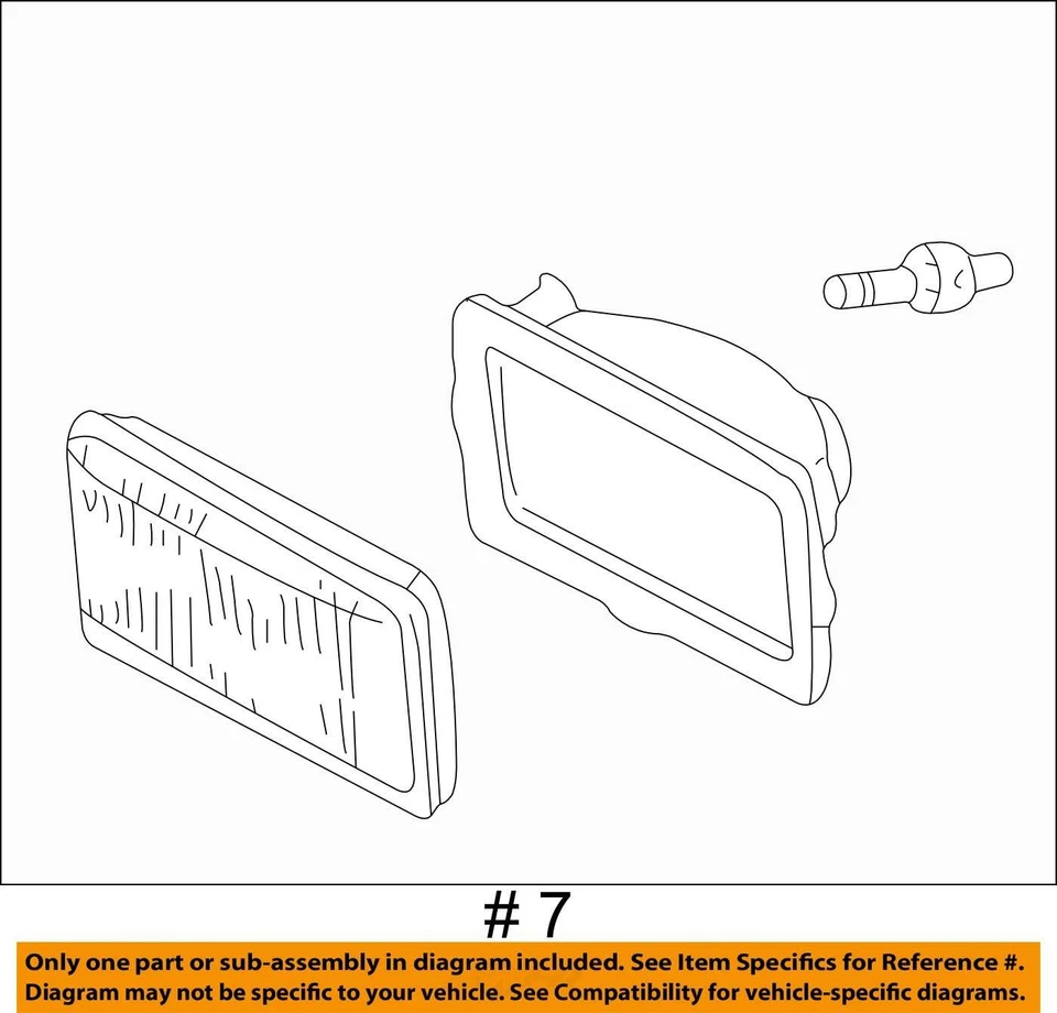 SE ADAPTA A CHEVROLET GMC S10 1998-2005 LÁMPARA SONOMA ASM FRT NIEBLA 16524710 - NUEVO OEM Foto 4 de 4