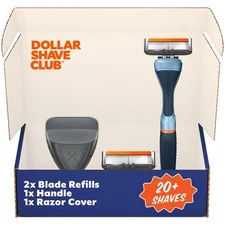 Men’s Razor Shaving Set with Handle Refill Cartridges and Cover