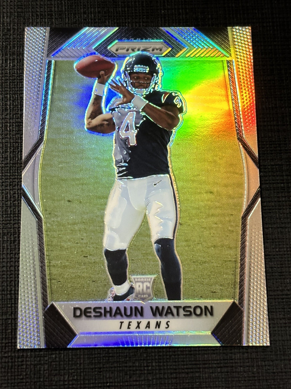 2017 Panini Prizm Silver #279 Deshaun Watson Rookie Card RC Houston Texans
