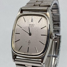 Seiko 2620-5050 Quartz Square Silver Dial Watch 1978 27mm Men