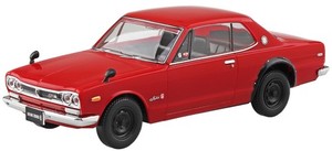 1/32 Plastic Model Snap Kit No.16-RD Nissan C10 Skyline 2000GT-R Red Color-coded