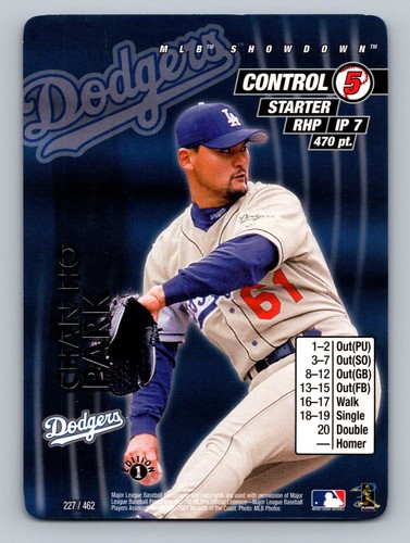 2001 MLB Showdown 1st Edition Chan Ho Park #227 card