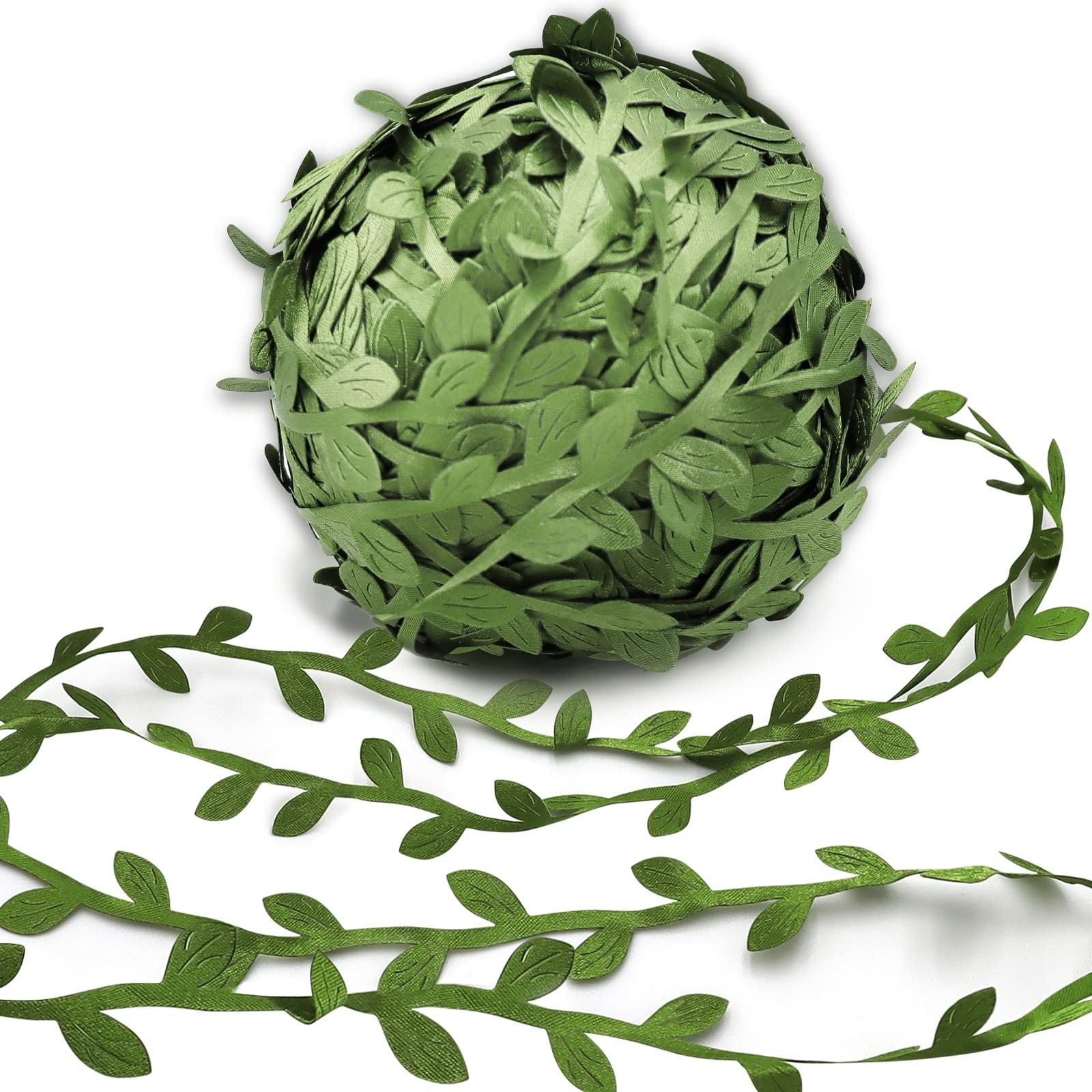 269ft Leaf Ribbon, Baby Shower Decorations Artificial Vines Leaf String Trim ...