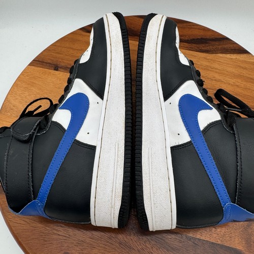 Nike Air Force 1 High By You Mens 7.5 Black White Blue Custom Sneakers AQ3771994 - Picture 7 of 10