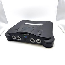 NINTENDO 64 N64 CONSOLE BLACK PAL SYSTEM ONLY FULLY TESTED!