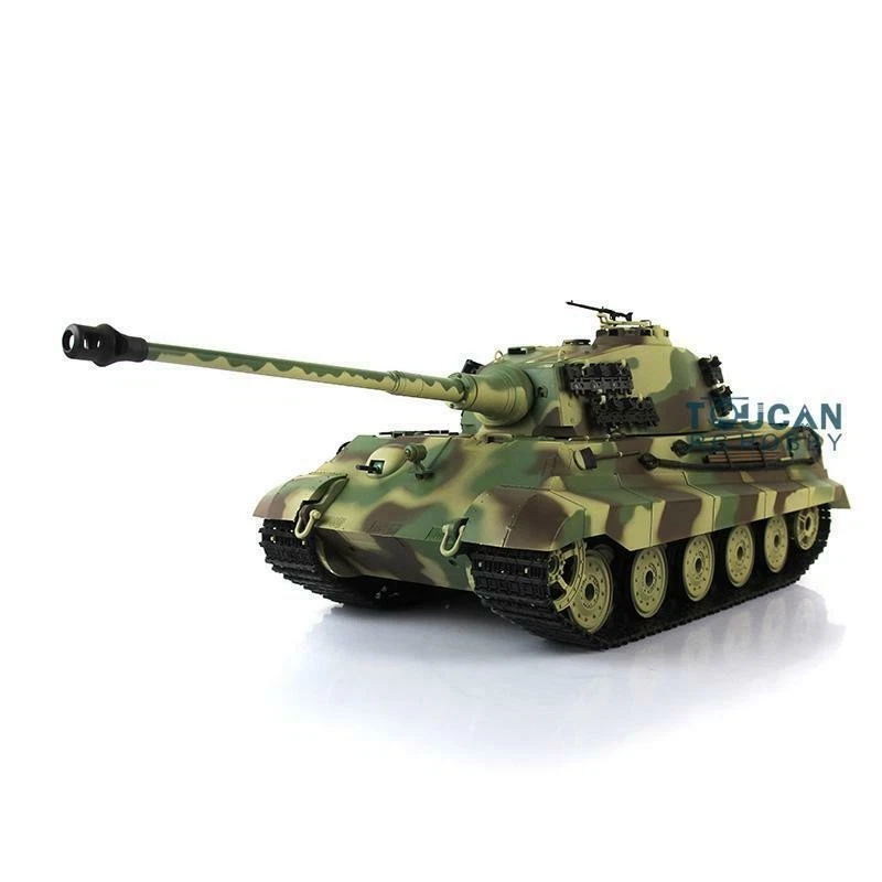 2.4G HengLong 1/16 German King Tiger RTR RC Tank 3888A 7.0 Plastic Model - Image 2 of 4
