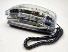 Vtg Conair Phone Clear Telephone Light Up Retro Transparent XS3000 Push Button