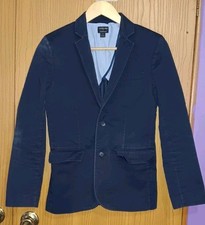 Re-imagined By J Crew Crewcuts Thompson Blazer Jacket Boys Youth Size 14 Navy...