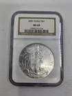 2001 - United States - American Silver Eagle - NGC Graded MS 69 - 1ozt Silver