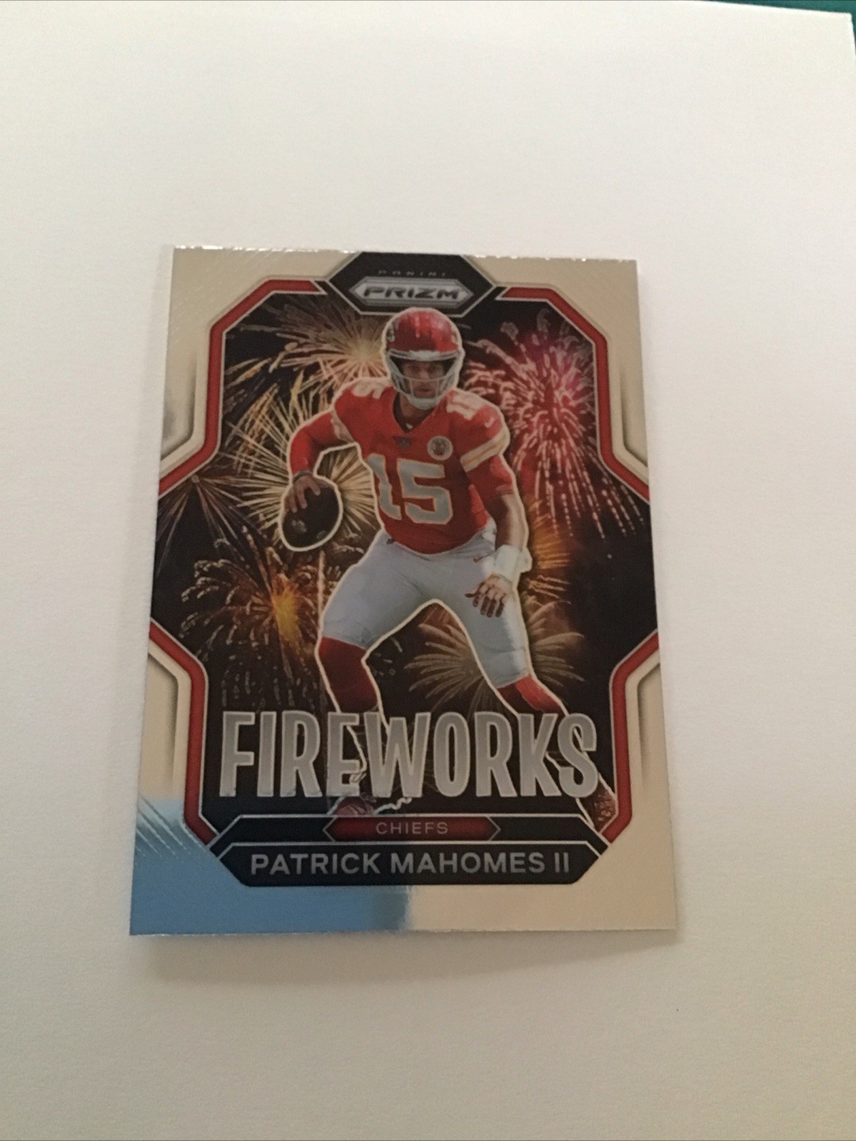 2022 Panini Prizm - Fireworks Patrick Mahomes II #F-2 Silver Prizm