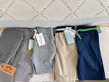 Lot of four quality pairs of boys Size 4 shorts and 1 long pair of Jeans