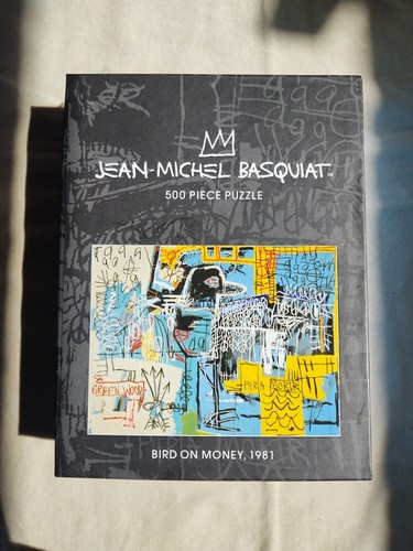 Sealed BASQUIAT BIRD ON MONEY 500 PIECE PUZZLE Book Style Box Galison 14" X 18" - Picture 1 of 23