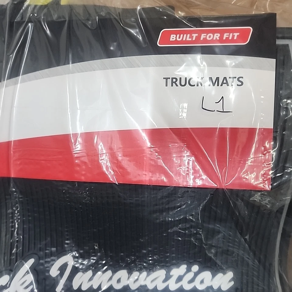 Alfombrillas delanteras de goma FT615 para Freightliner Cascadia Std Trans 2008-2017 2 piezas Foto 4 de 4