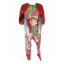 Strawberry Shortcake, size 4T, Y2K 2013 footie pajama.