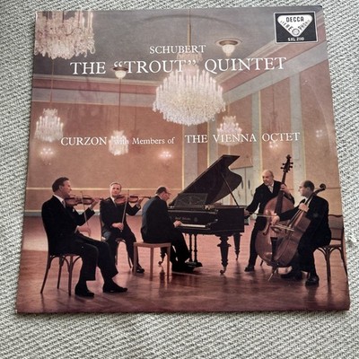 Schubert Trout Quintet Curzon Decca SXL 2110 UkStereo ED1WideBandOriginalGrooved