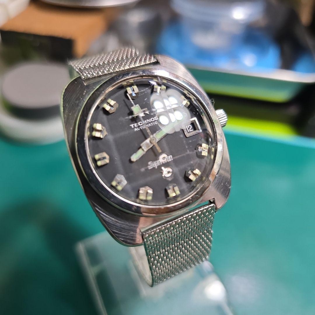 Technos Sparkron Automatic Watch Black Working It… - image 7