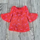 VTG Barbie Talking PJ Mini Dress Groovy Floral Print #1113 - Dress Only MCM Mod