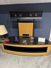 Jual Cantilever TV Stand Unit Oak JF209. A Gorgeous Modern Classic