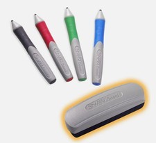 SMART Board Whiteboard 20-00653-01 Eraser  Stylus 4 Pens
