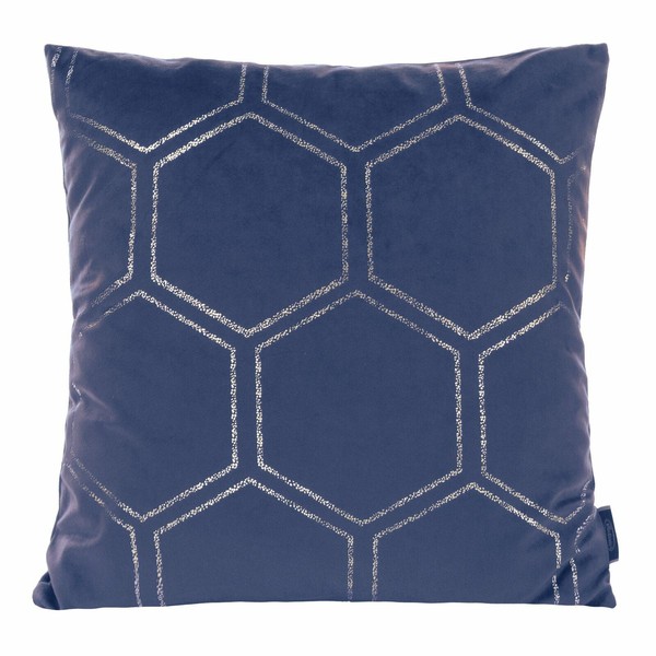 Zierkissenbezug Dekorative Kissenbezug KissenhüLle 45X45 Cm Blau Velours-image