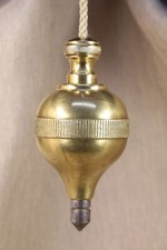Instrumentalblei ohne Nuss. Pera S.XIX Instrumental Plumb Bob ohne Mutter.