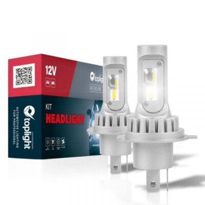 KIT 2 LAMPADE TOPLIGHT SIMPLY 12V 6500K H4 417574