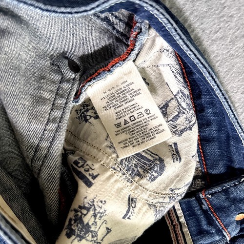 Pilcro Womens Jeans Blue Tag Size 25 (26x30) Low Rise Flared Stretch - Picture 11 of 14