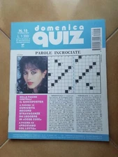 OFRA HAZA COVER RIVISTA DI ENIGMISTICA DOMENICA QUIZ DEL 1993
