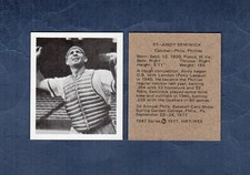 #51 ANDY SEMINICK, Phillies 1947 Bowman HRT/RES 1977 | pre-EPSCC promo card