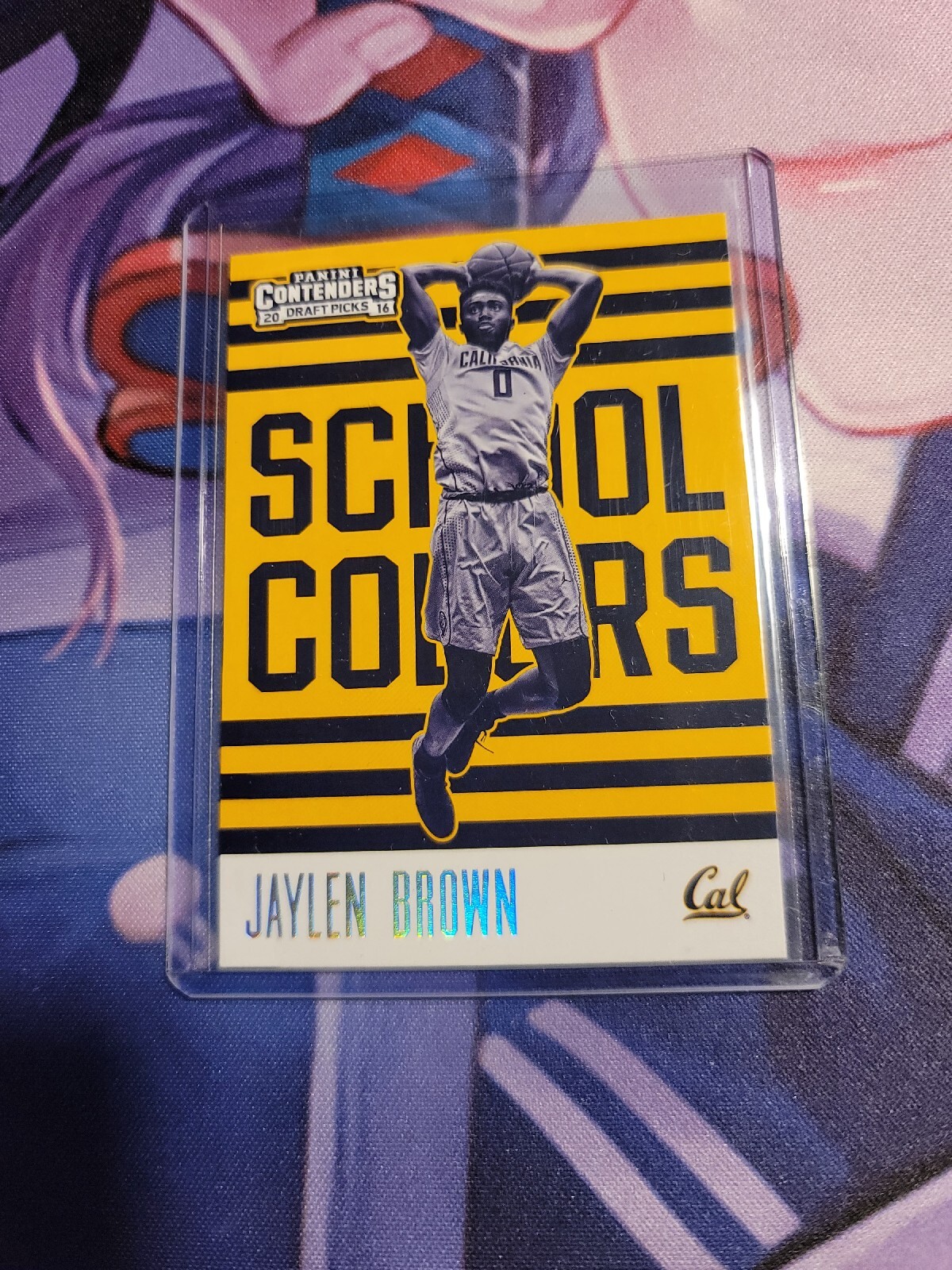2016-17 Panini Contenders Draft Picks School Colors Jaylen Brown RC Card #8 Cal