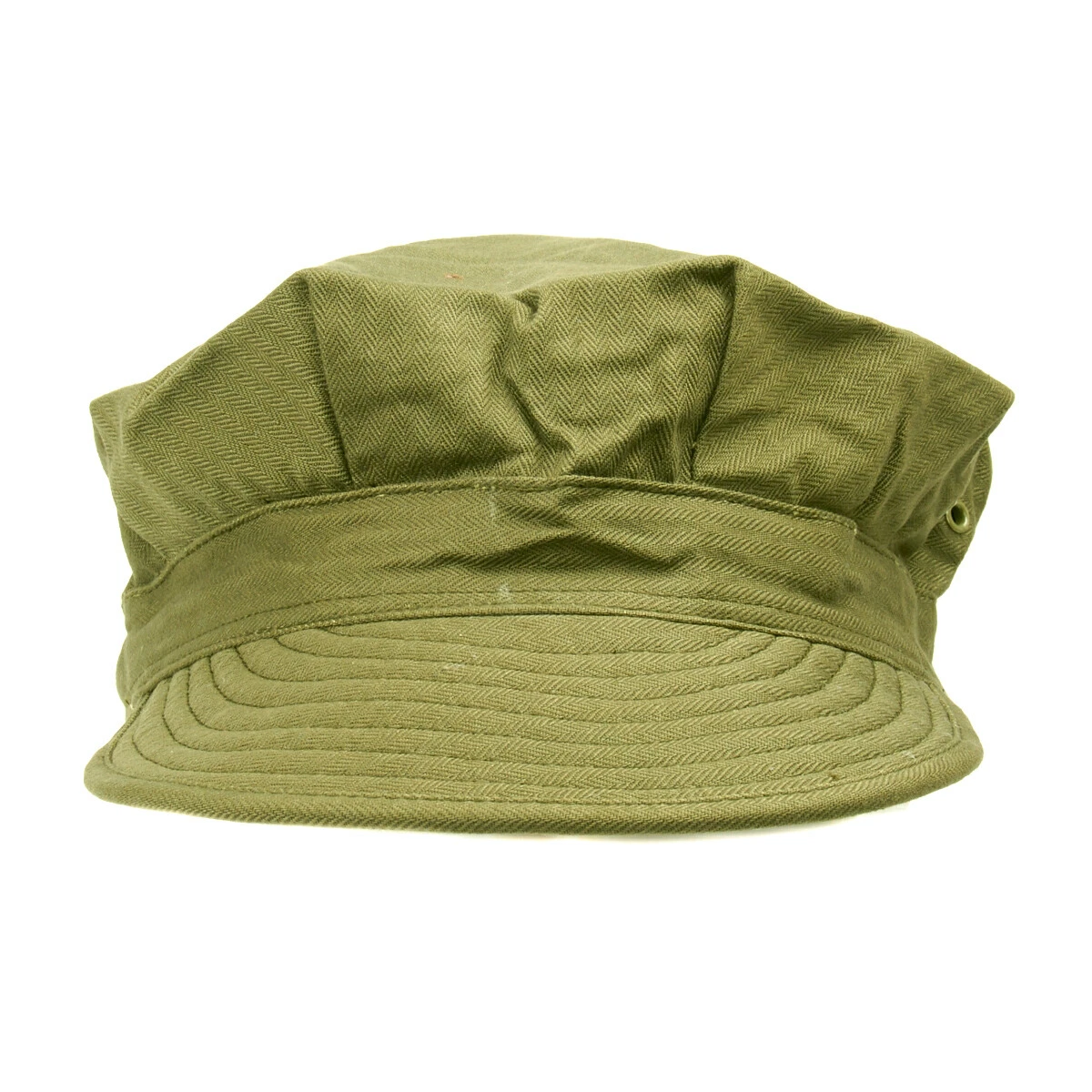 40s WWII usmilitary ヘリンボーンツイル キャップ WW2 Era US HBT