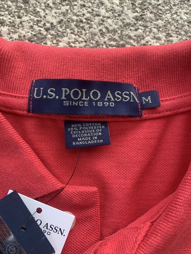 Herren U.S. Polo Assn Rosa Hemd M Neu mit Etikett - Bild 3 von 6