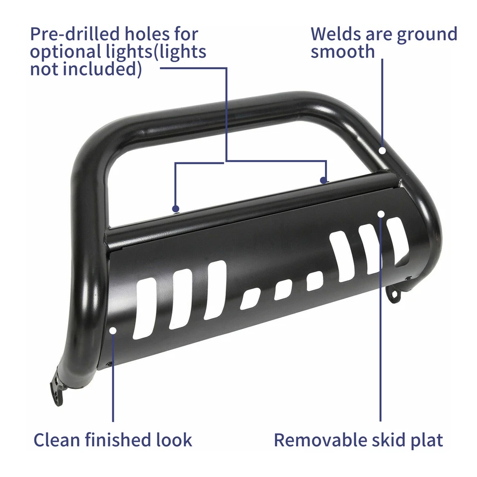 For 05-UP Nissan Frontier / Pathfinder /Xterra Bull Bar Push Bumper Grille Guard - Image 3 of 4