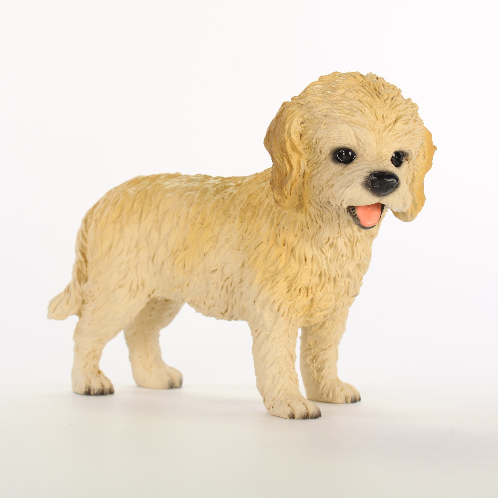 Cockapoo Figurine Hand Painted Collectible Statue Blonde | eBay