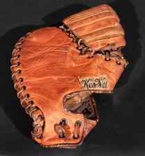 Ken-Wel First Base Mitt 1949-1950 Hank Biasatti Autograph Model