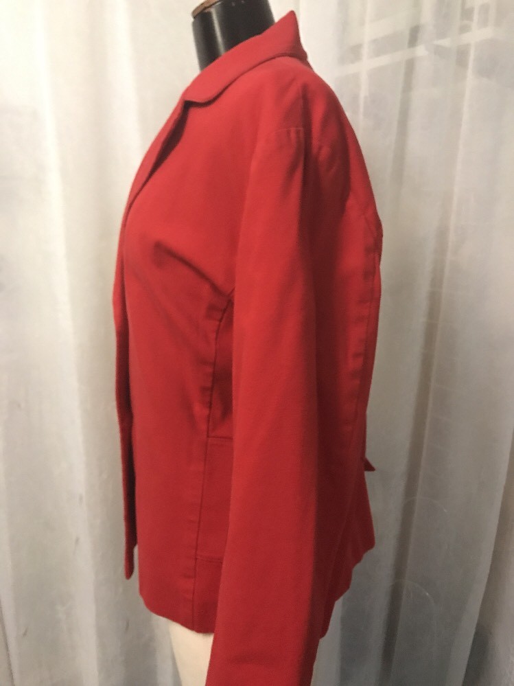 Chico's Women's Jacket Red 2 Button Fully Lined  … - image 4