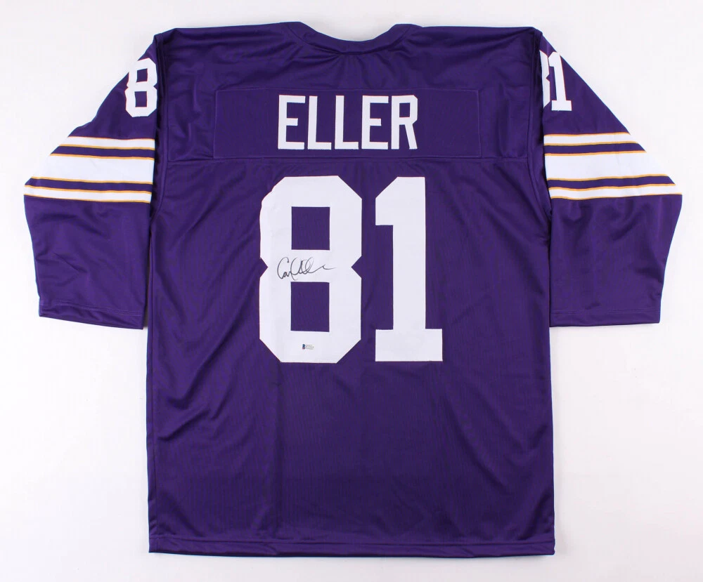 Carl Eller Minnesota Vikings NFL Original Autographed Jerseys for