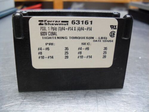 Ferraz Shawmut 63161 Terminal Block 600V - Picture 2 of 3
