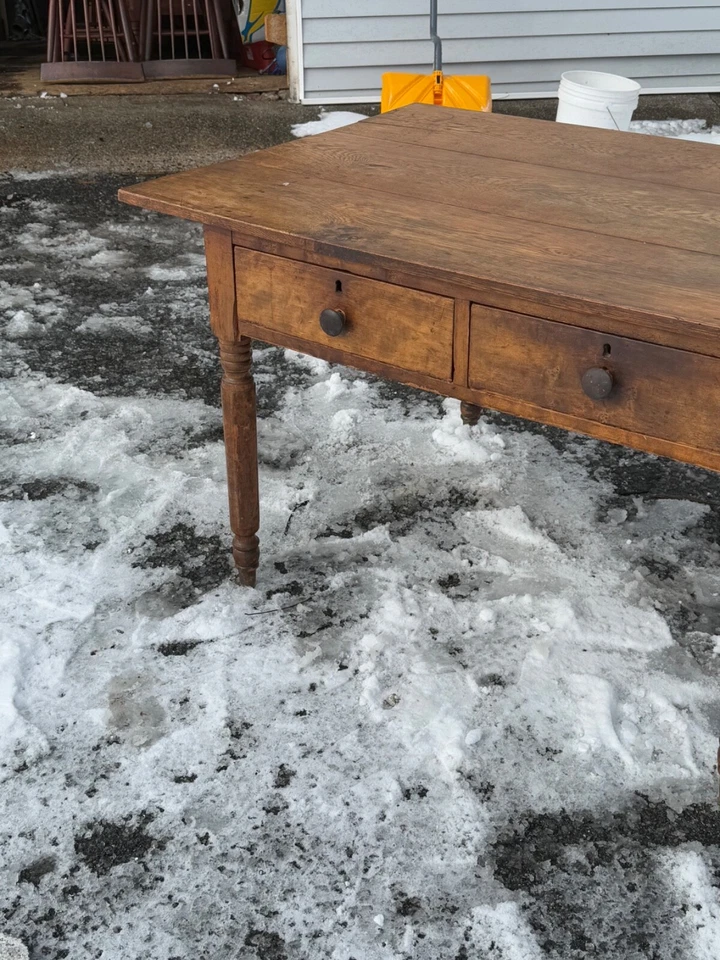 antigua granja rural dos cajones taberna granja mesa 1800 proyecto comedor 53x34 Foto 4 de 4