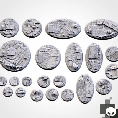 Egyptian Bases - TXARLI Factory 40k AOS Wargaming