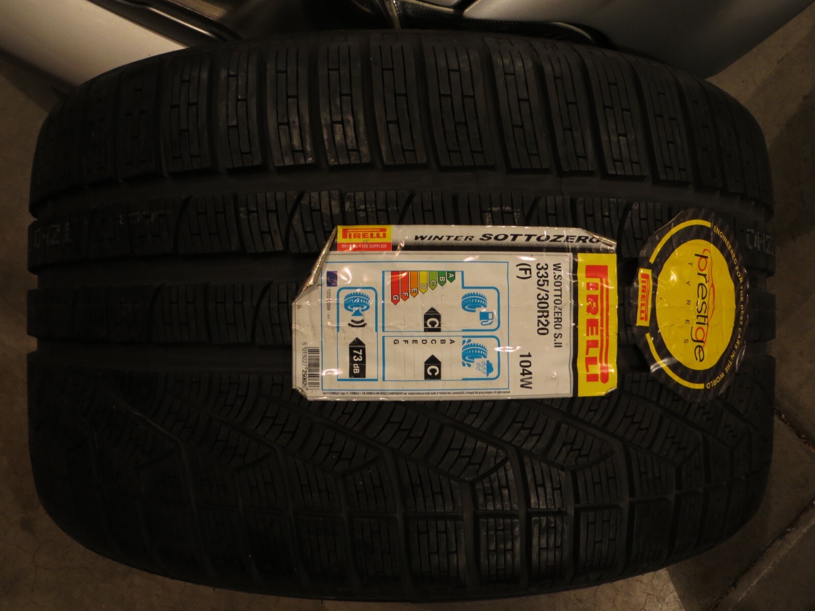 NEW 1 ONE PIRELLI SOTTOZERO WINTER 270 SERIE II 335/30R20 FERRARI 335 30 20 3460