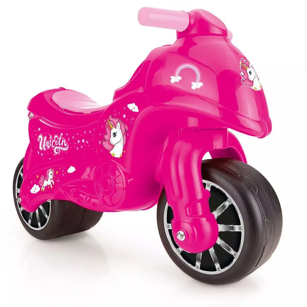 Bicicletta giocattolo Dolu Unicorn My First Moto per bambini rosa 2 anni +  2528