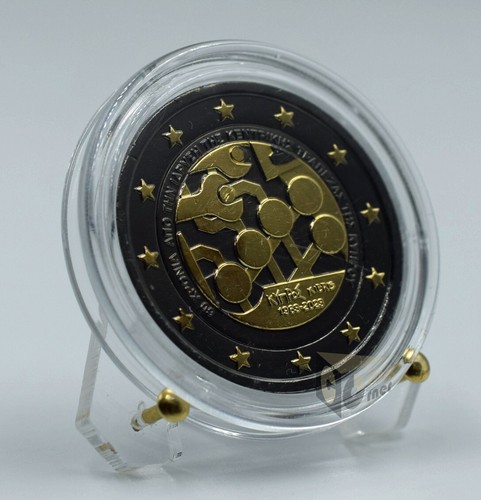 Cyprus 2023 - 60th Anniv. of Central Bank 2 Euro Coin - Golden Enigma Edition - 第 2/4 張圖片